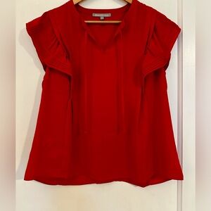 Daniel Rainn Flutter Sleeve Top: Size MP